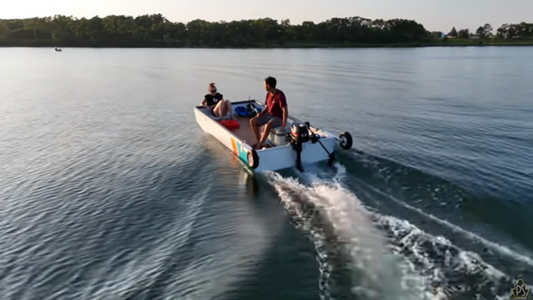 Peter Sripol's Latest Adventure: From Cardboard Dreams to Amphibious Reality