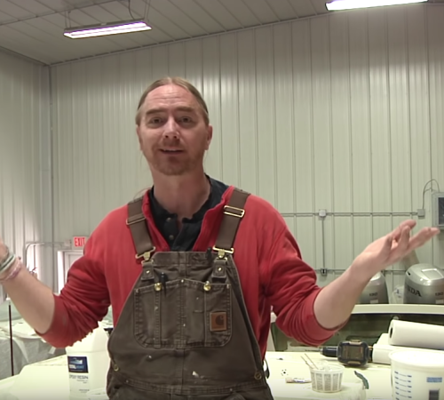 Filling Screw Holes with Thickened Epoxy