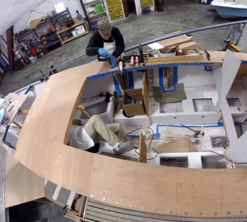 Restoring Vela: Episode 4 – A Classic Fiberglass Sailboat