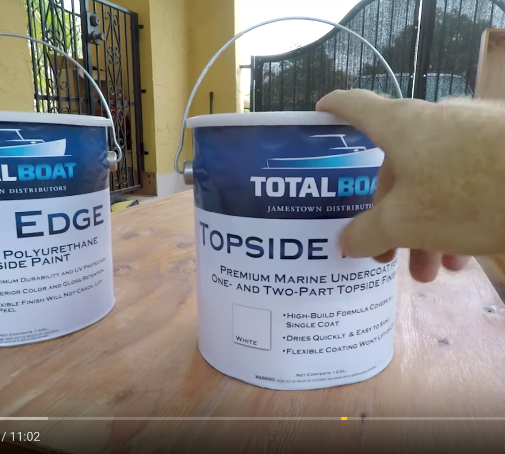 Waterlust Paints Teardrop Camper With TotalBoat Topside Paint & Varnish