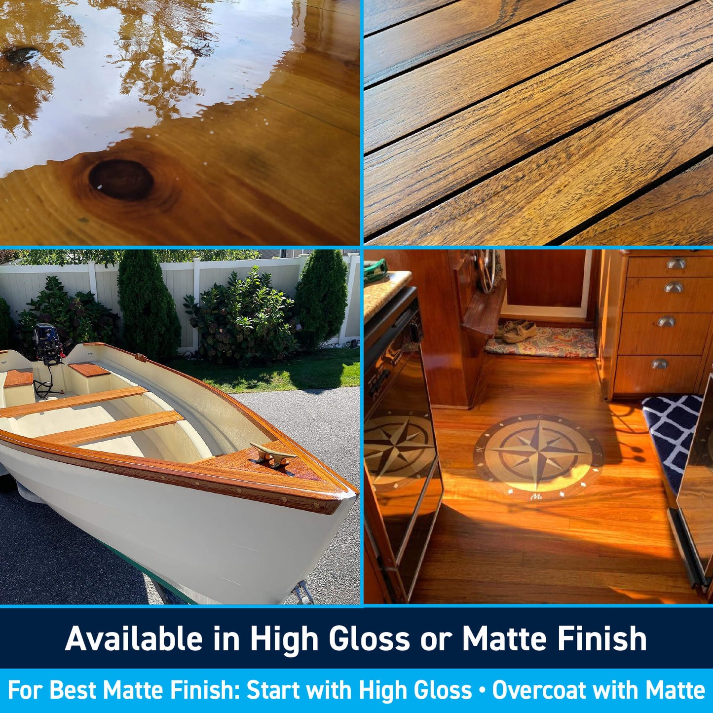 TotalBoat Lust Varnish: Available in High Gloss or Matte Finish