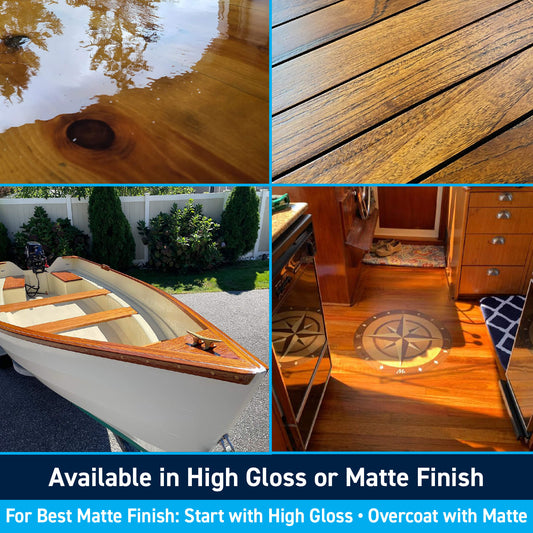 TotalBoat Lust Varnish: Available in High Gloss or Matte Finish
