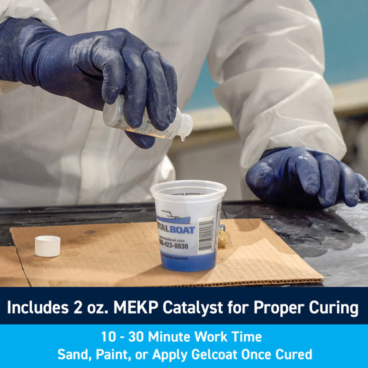 TotalBoat Polyester Finishing Resin: Includes 2 oz. MEKP Catalyst for Proper Curing