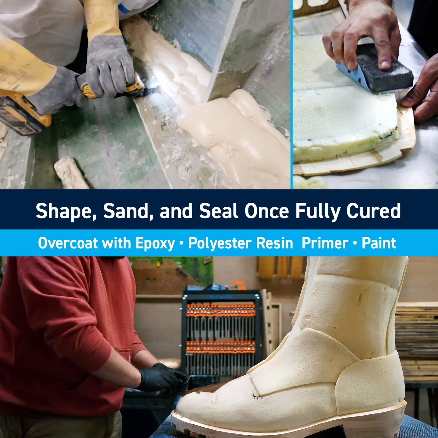 TotalBoat Flotation Foam: Shape, Sand, and Seal Once Fully Cured