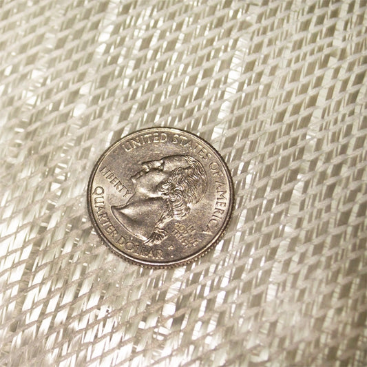 Triaxial Fiberglass Cloth with Quarter for Scale