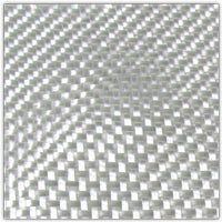 Close up of plain weave pattern on fiberglass