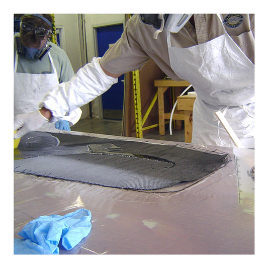 Applying Epoxy Resin on Unidirectional Carbon Fiber