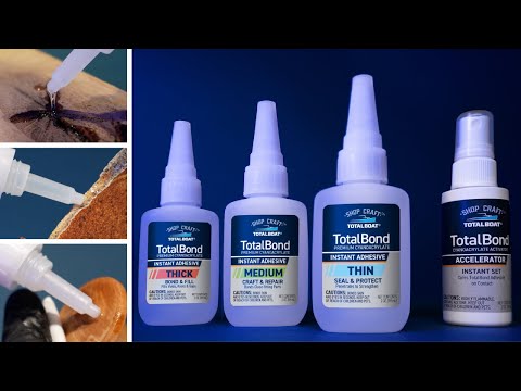 TotalBoat TotalBond CA Glue Features and Benefits Video