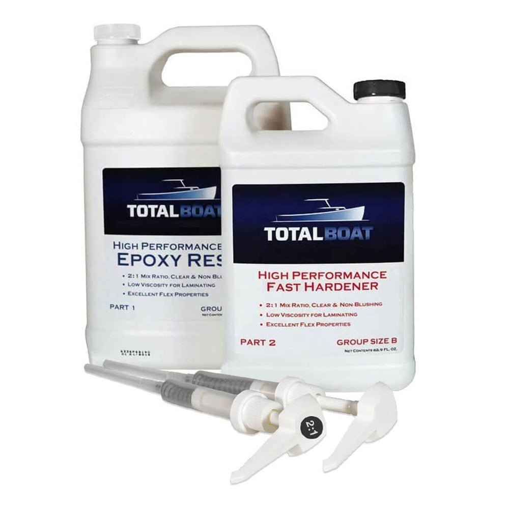 TotalBoat Clear High Performance Epoxy Kit Gallon B Fast