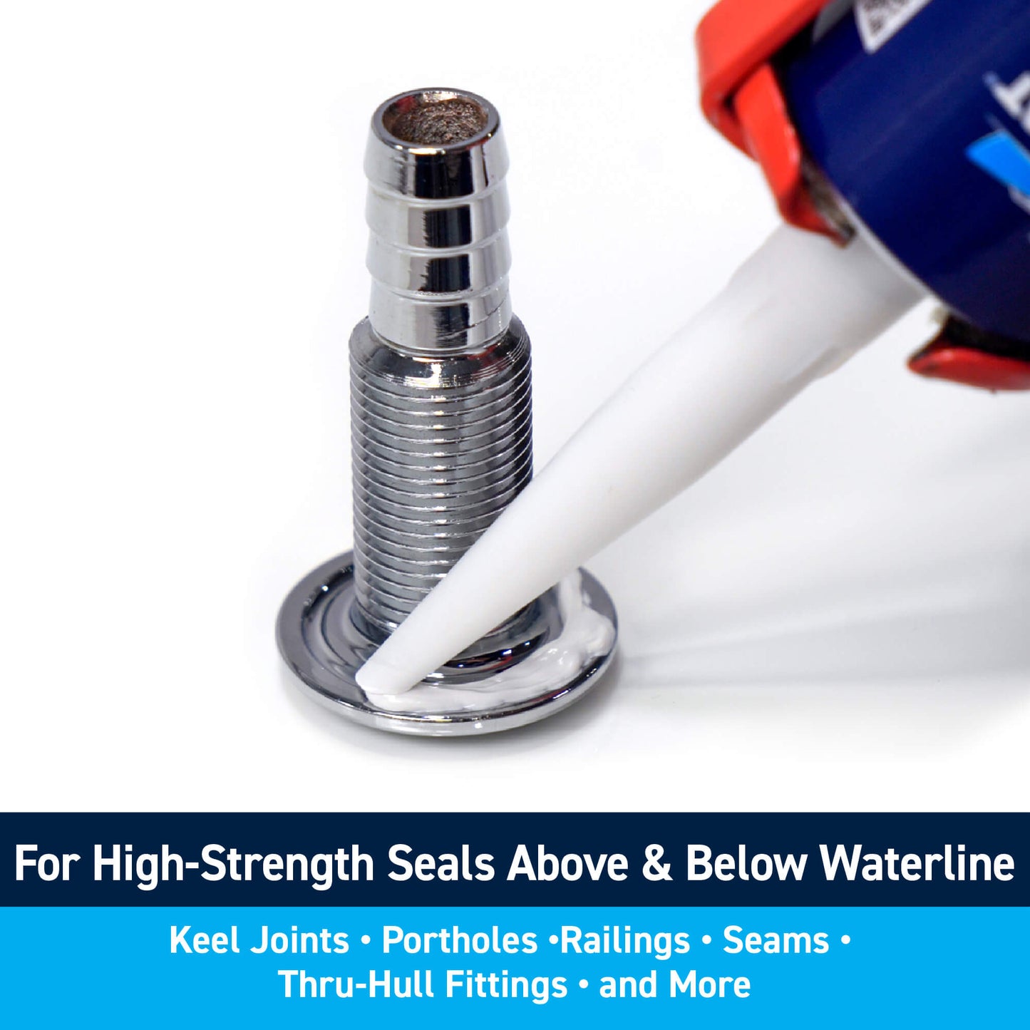 TotalBoat 52 Million Marine Sealant Adhesive: For High-Strength Seals Above & Below Waterline