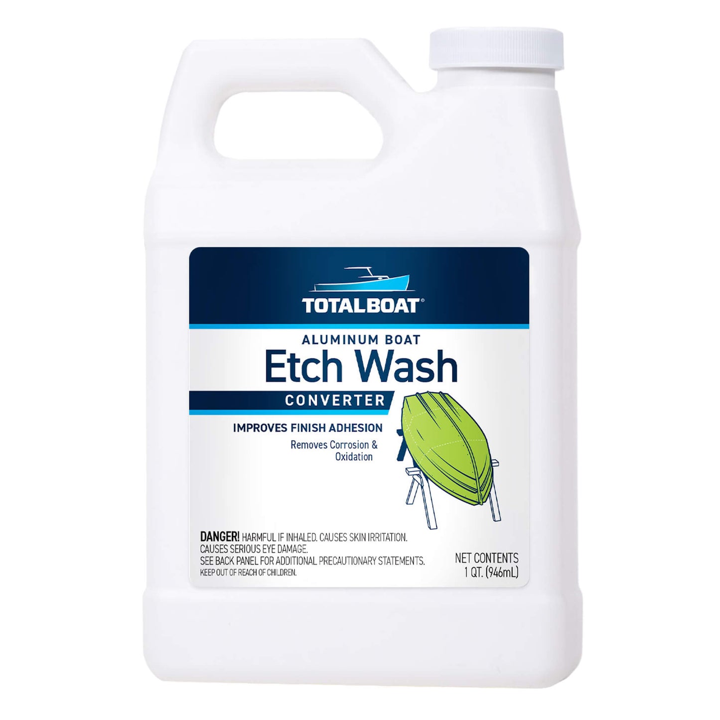 TotalBoat Aluminum Boat Etch Wash Cleaner and Conditioner Quart