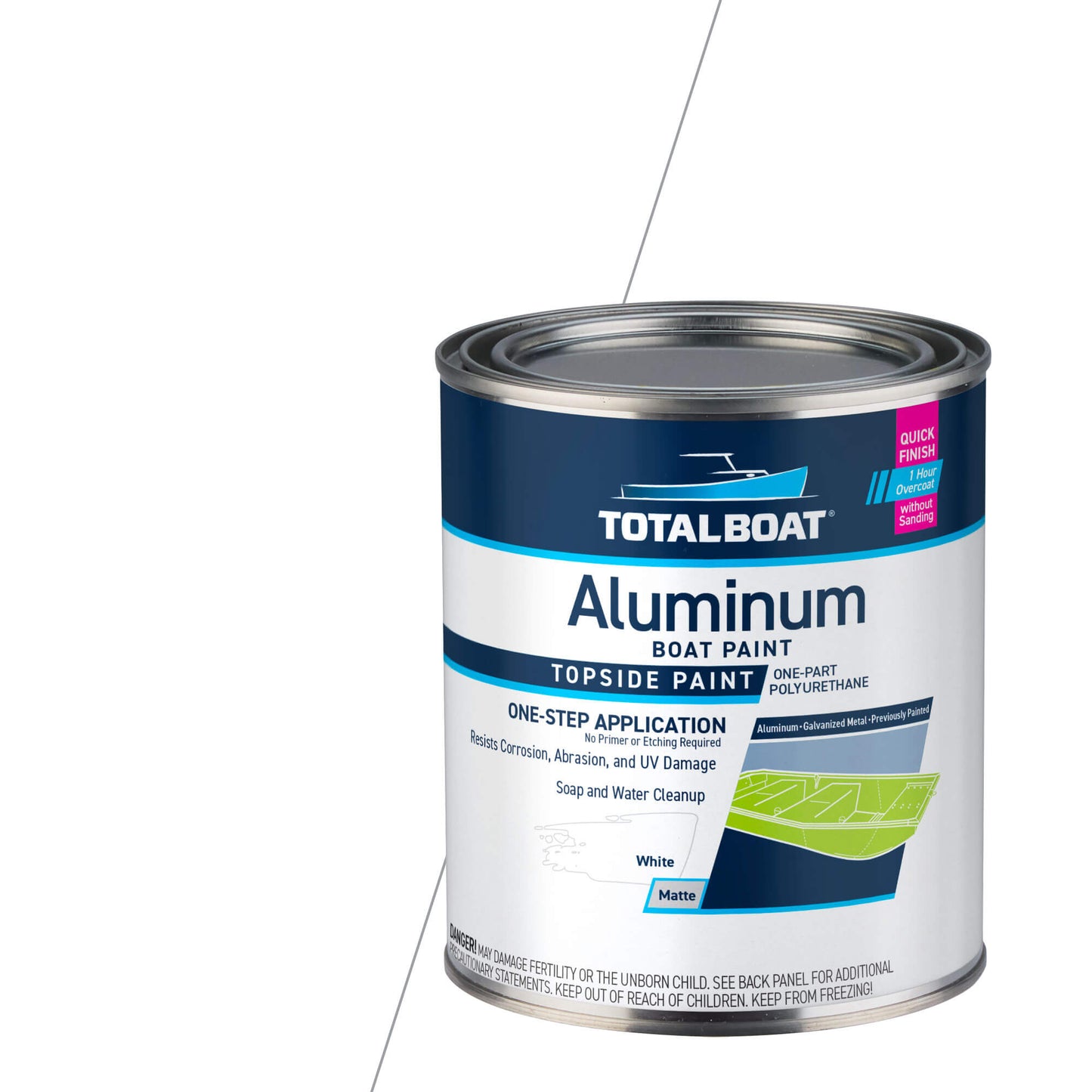 TotalBoat Aluminum Boat Paint Flat White
