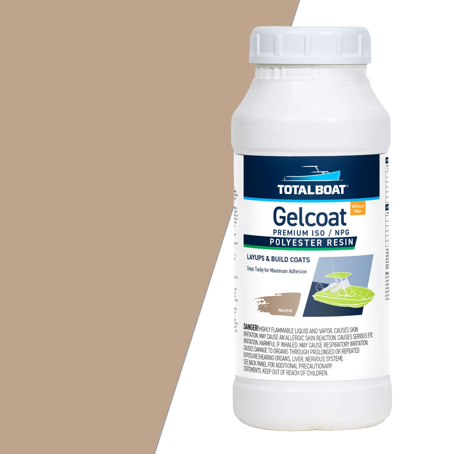 TotalBoat Gelcoat Neutral NO WAX Swatch