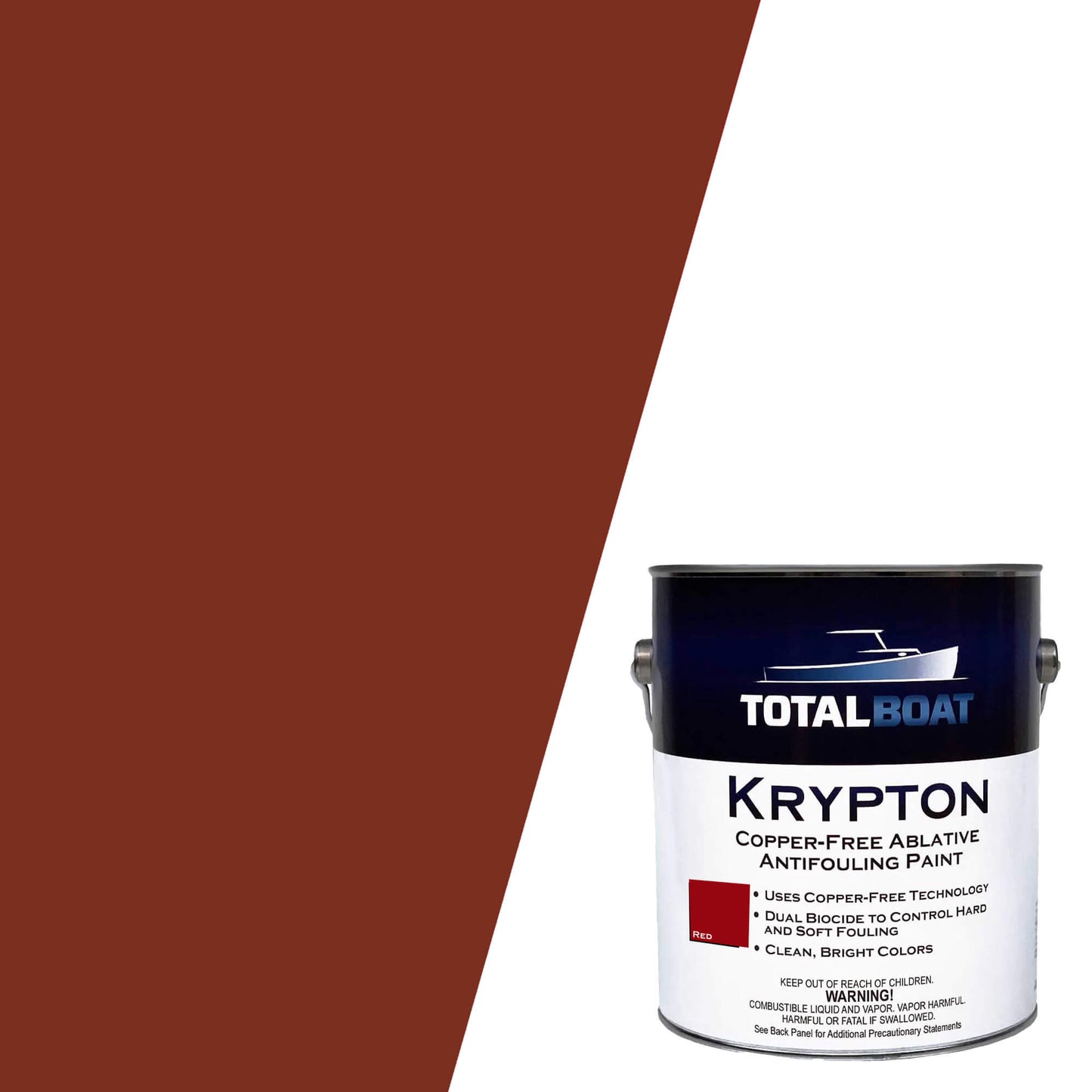 TotalBoat Krypton Copper-Free Antifouling Bottom Paint Red