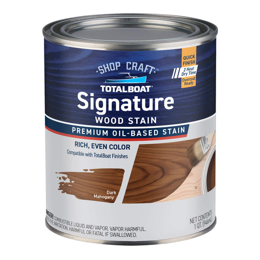 TotalBoat Signature Wood Stain - Dark Mahogany