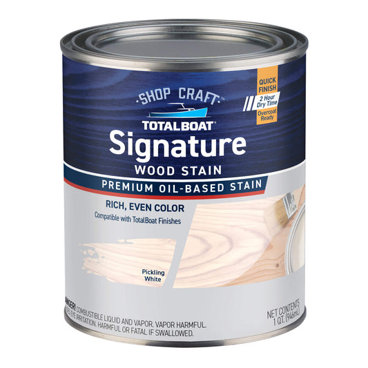 TotalBoat Signature Wood Stain - Pickling White