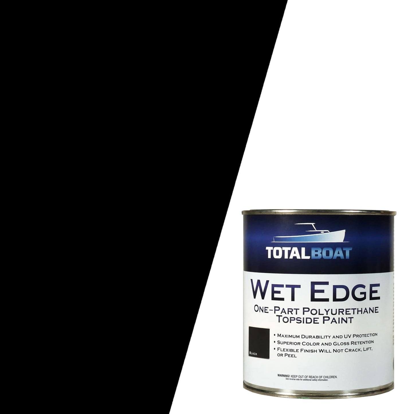 TotalBoat Wet Edge Topside Paint Black