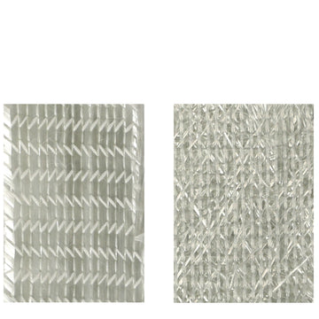 Close Up of Pattern on Quadraxial Fiberglass Cloth