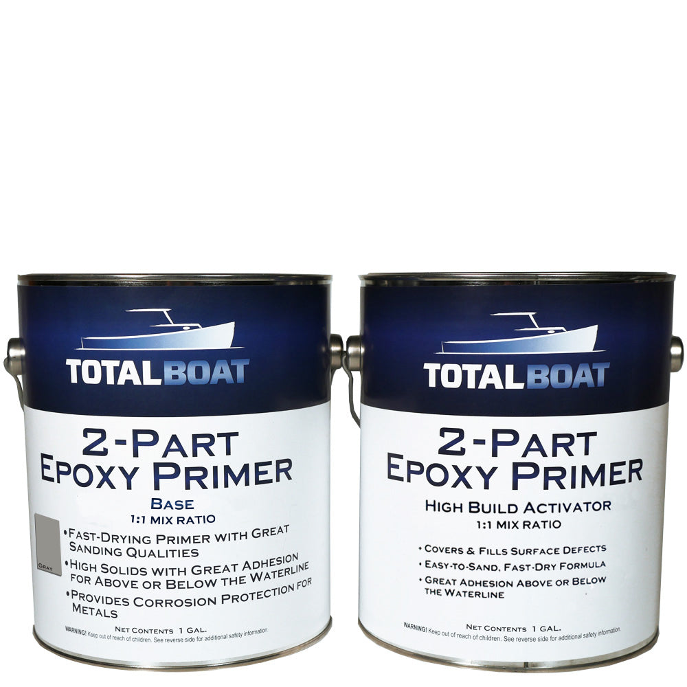 TotalBoat 2-Part High Build Epoxy Primer Gray Gallon Kit
