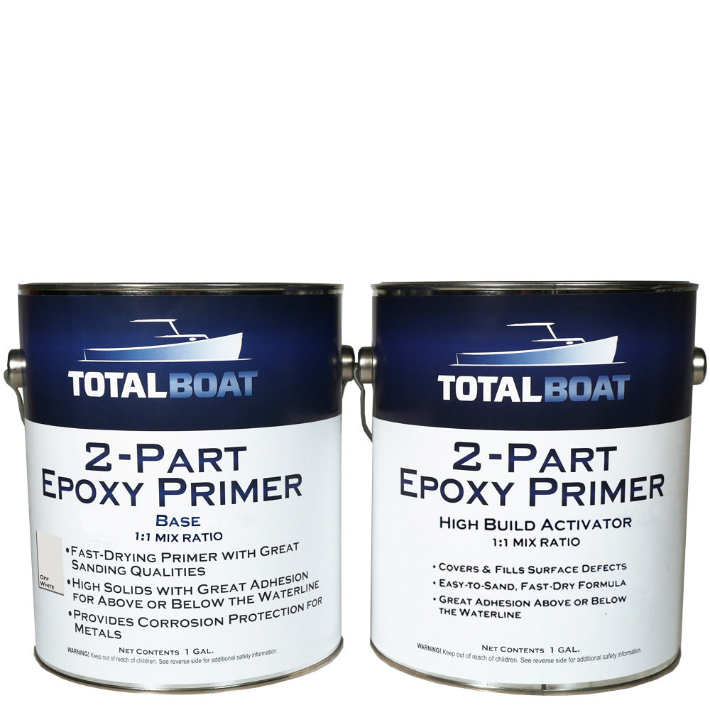 TotalBoat 2-Part High Build Epoxy Primer Off White Gallon Kit