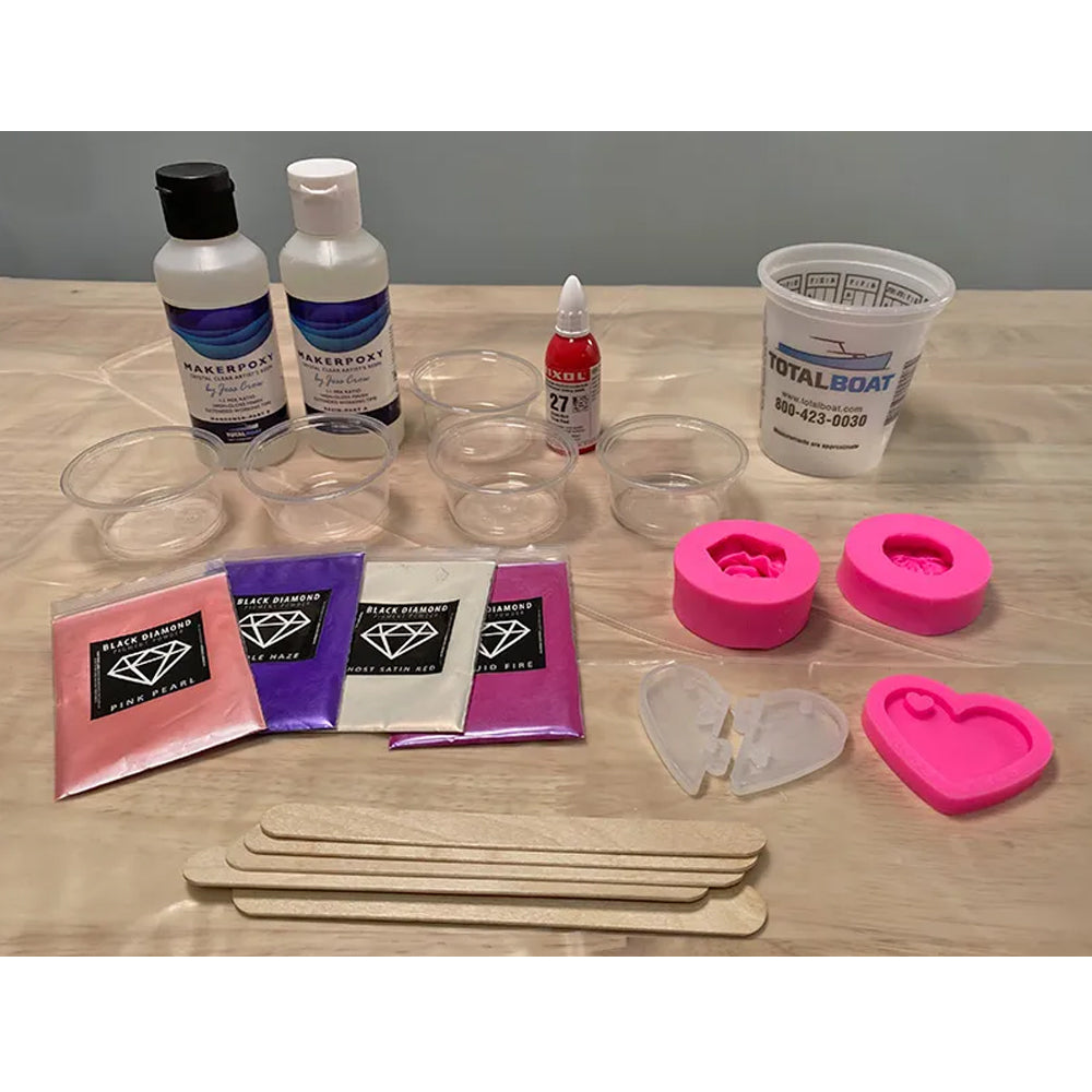 TotalBoat Epoxy Valentine Kit contents