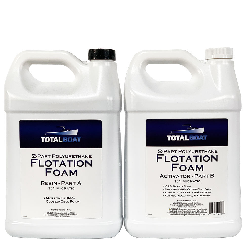 TotalBoat 2-Part Polyurethane Marine Flotation Foam 6lb Gallon