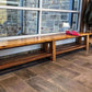 TotalBoat Halcyon Water-Based Marine Varnish on a finished bench