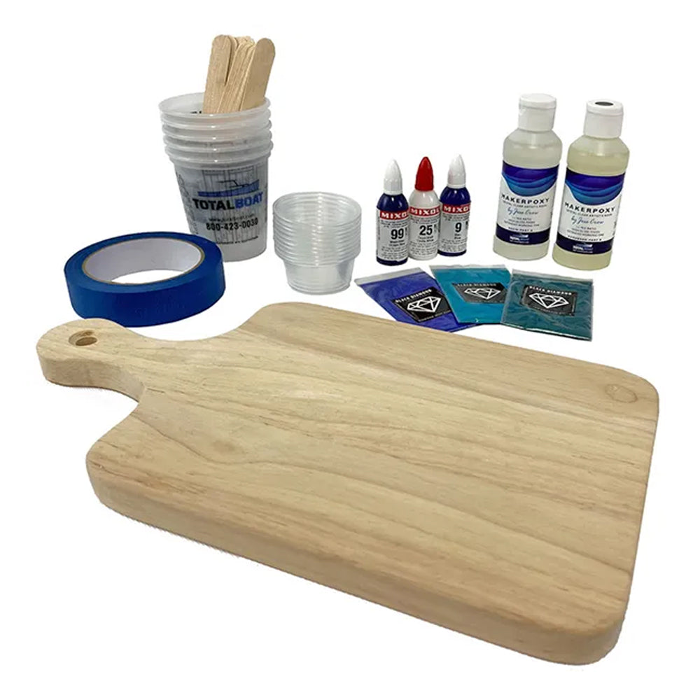 TotalBoat MakerPoxy Ocean Serving Board Mini Kit