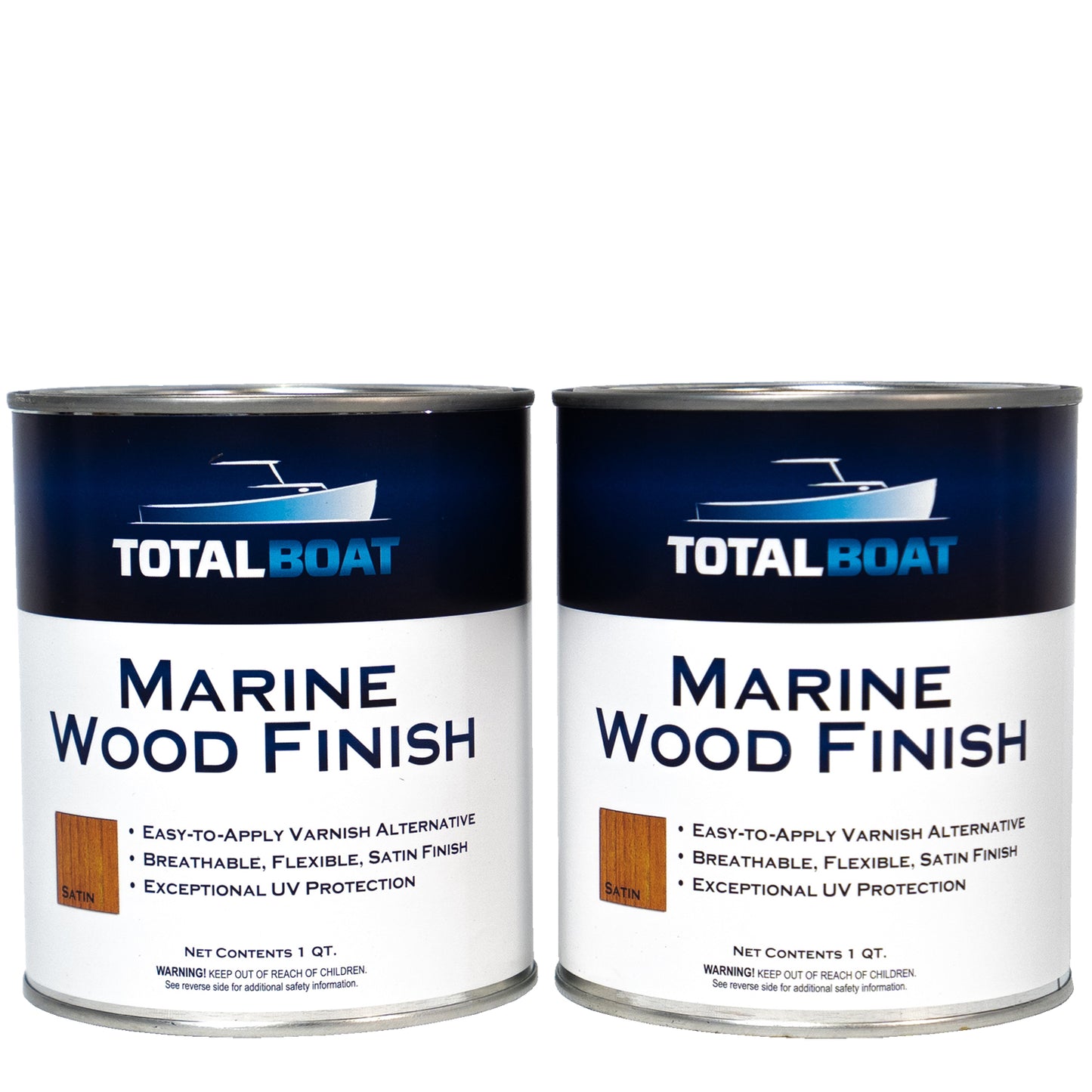 TotalBoat Marine Wood Finish Satin 2 Quart