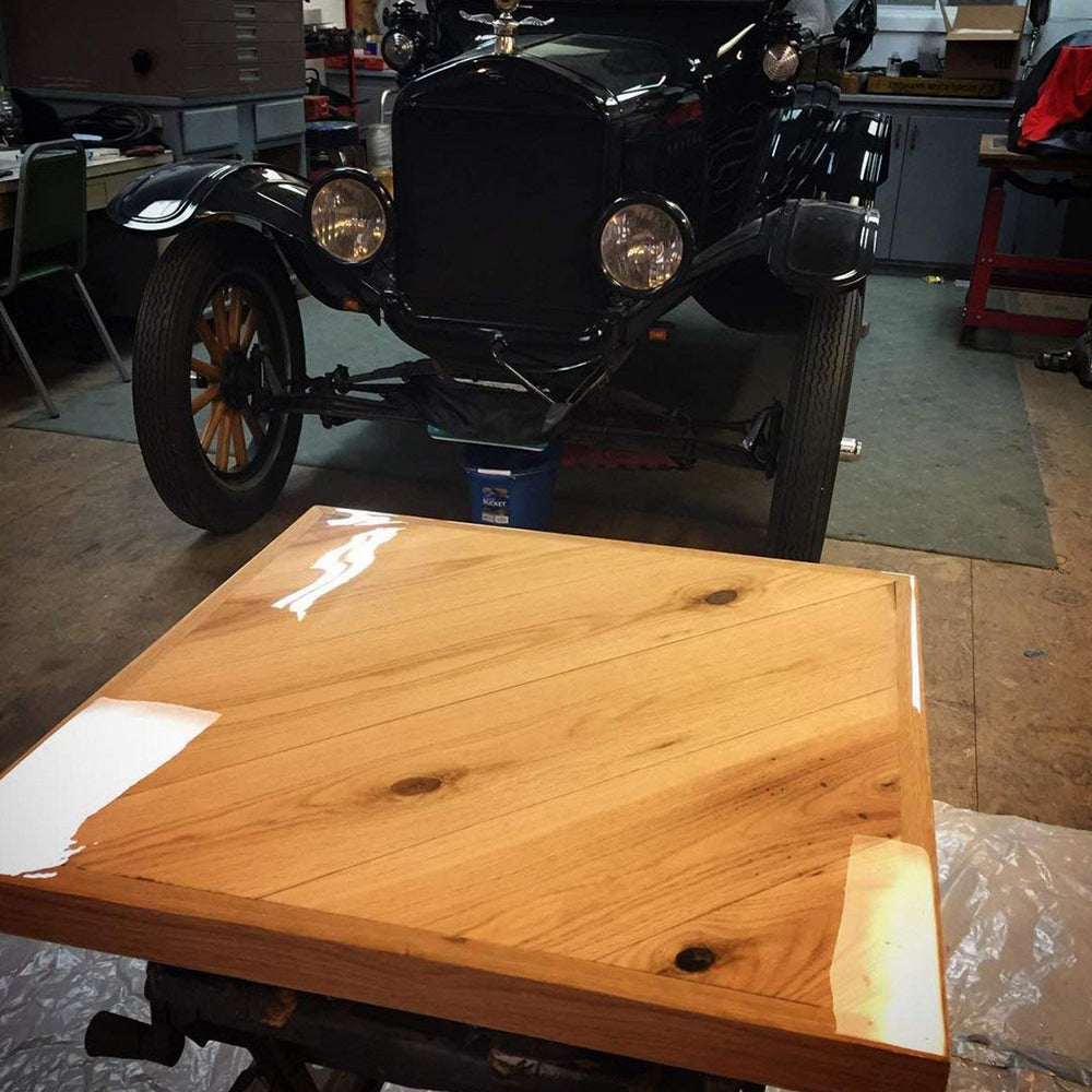 TotalBoat Table Top Epoxy on a finished table