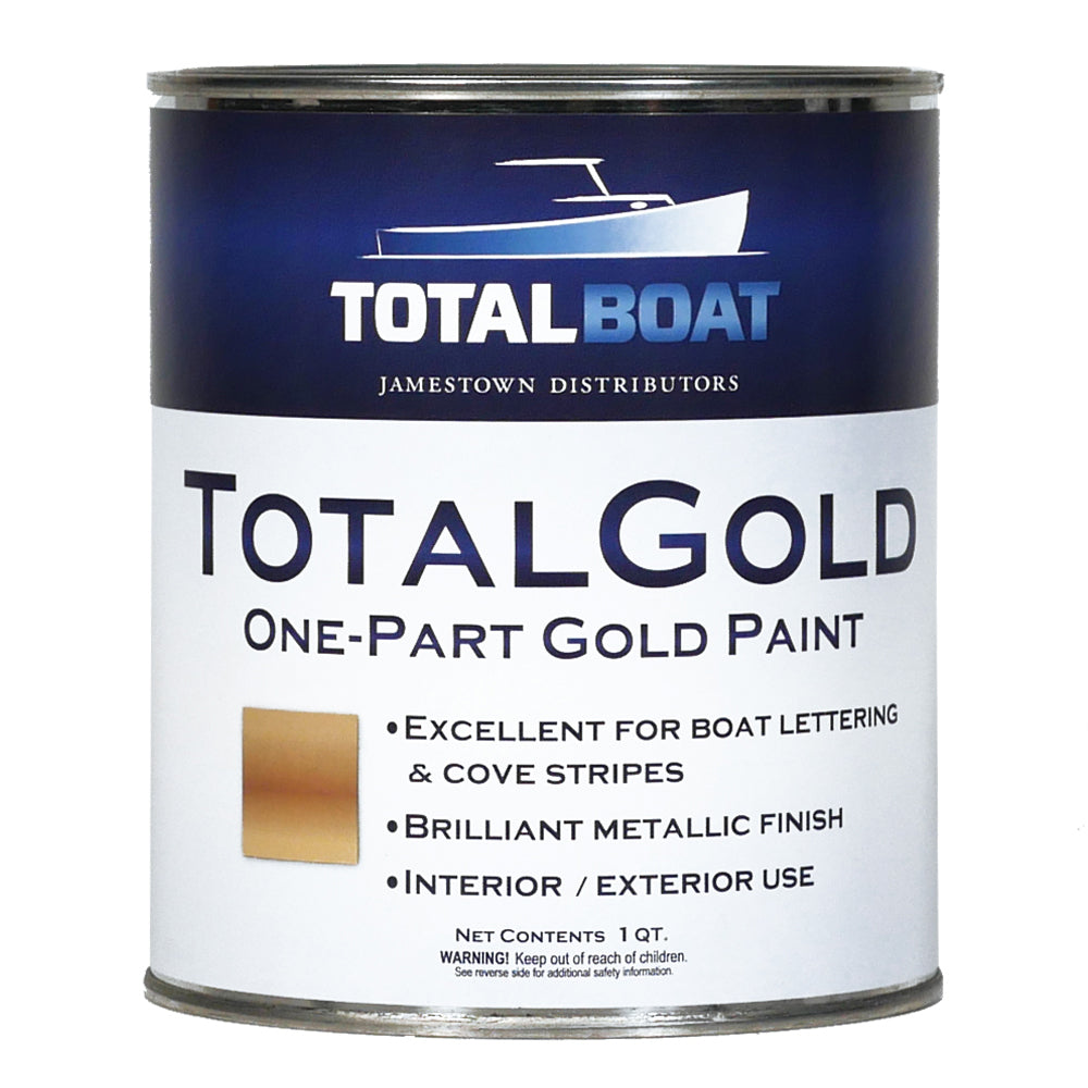 TotalBoat TotalGold Gold Metallic Paint (Quart)