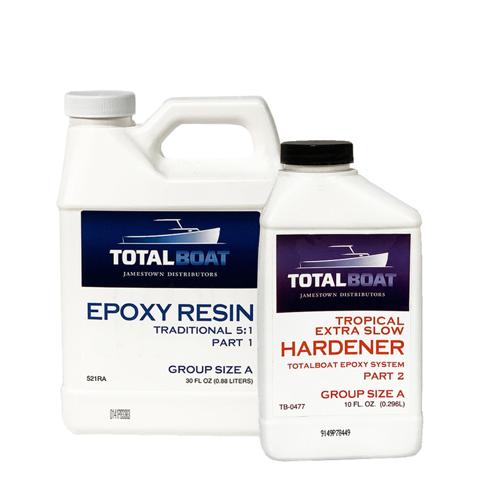 TotalBoat Tropical Extra Slow Epoxy Kit Group Size A Quart