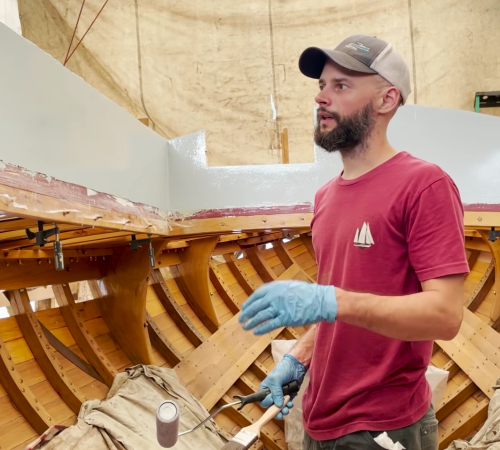 Acorn to Arabella: Fairing and Painting the House Top