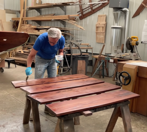 Art of Boatbuilding: Installing and Varnishing New Seats