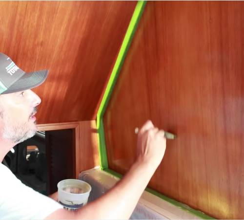 Stripping and Refinishing C-Shels Motoryacht