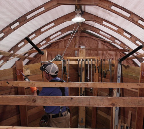 Framing the Forward Cabin with the Sea Dreamer Project