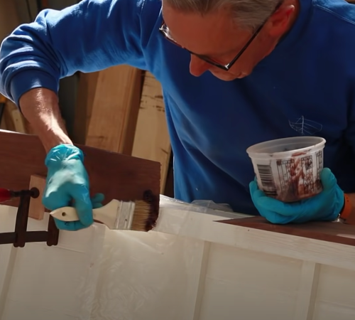 sailboat coamings The Art of Boatbuilding – Scarfing Planks for the Coaming