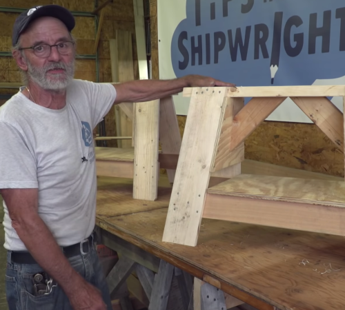 Louis Sauzedde Shows Us How to Make a Good Set of Saw Horses