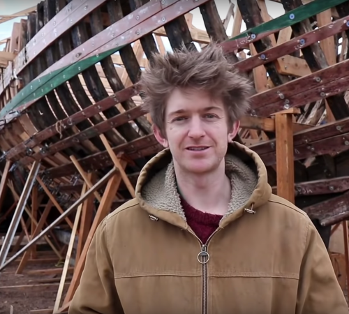 Restoring the Tally Ho: Cutting the Stern Post & Framing