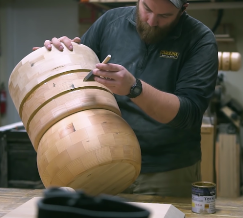 Paul Jackman’s Life-Sized Wooden Nutcracker | TotalGold Paint For Gold Accents