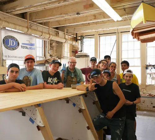 Organizations We Support: Youth Summer Boatbuilding School