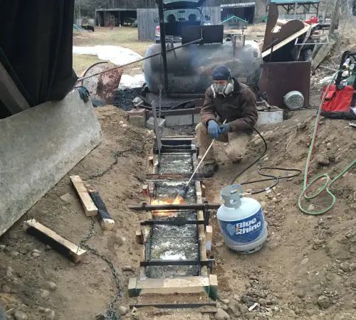 Acorn to Arabella: Pouring 9500 lbs of Lead into a Wooden Mold