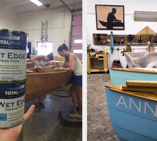 Waterlust Builds Sailing Canoe With Chesapeake Light Craft Boat Kits