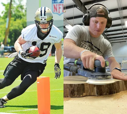 Stevie Hull’s Journey from NFL Wide Receiver to Pro Woodworker