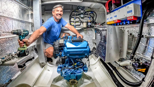 Building the Heart of a Catamaran: SV Delos’ Engine Room Transformation