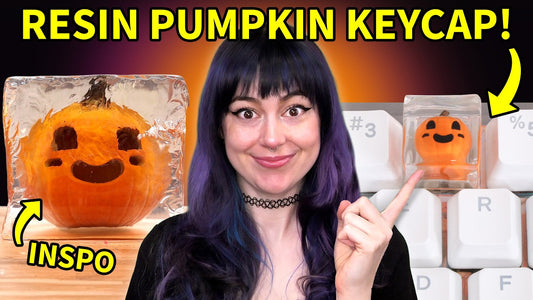 Chunk Gets Shrunk: How Evan and Katelyn Cast Resin Pumpkin Keycaps with ThickSet Epoxy