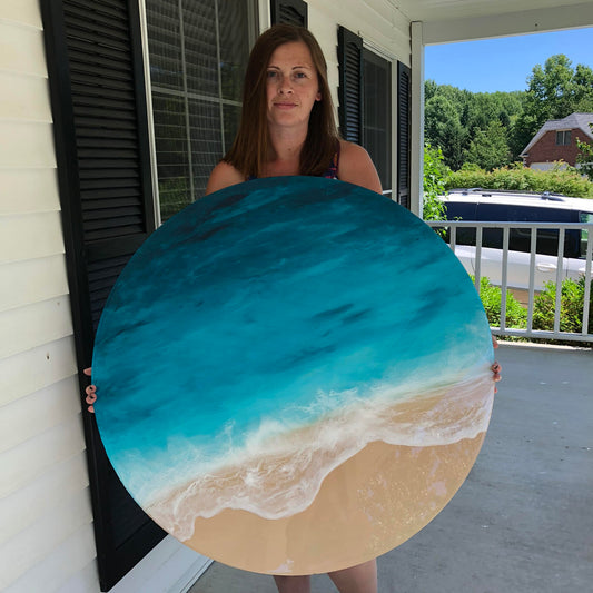 Jenni Chapman: Ethereal Epoxy 'Water' Artist