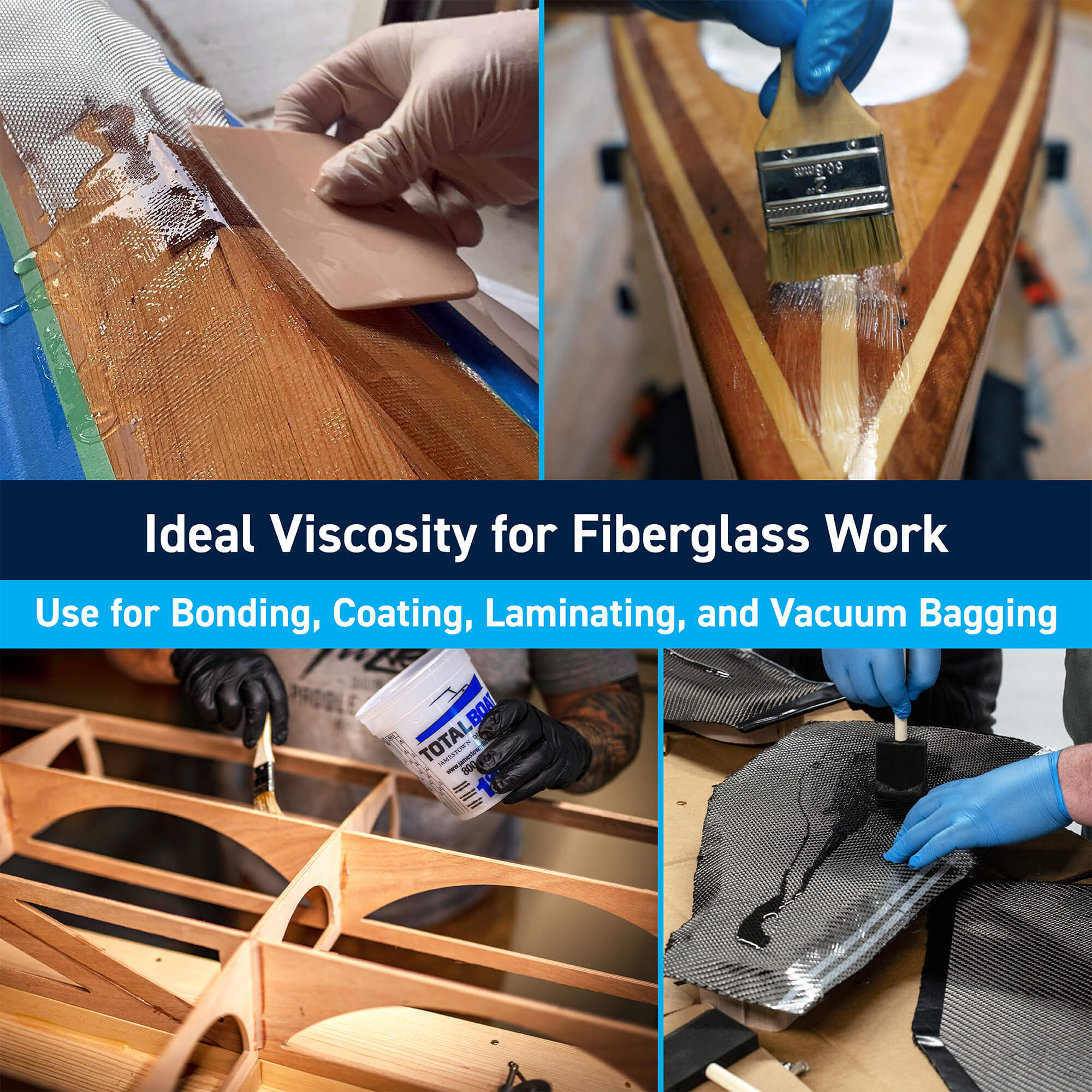 TotalBoat High Performance Epoxy: Ideal Viscosity for Fiberglass Work