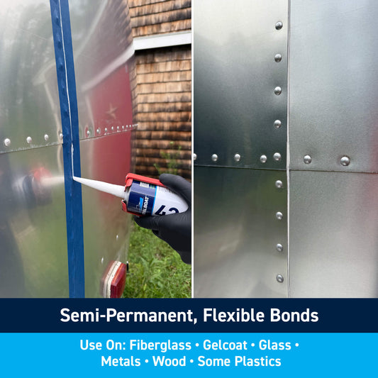 TotalBoat 42 Million Polyurethane Marine Adhesive Sealant: Semi-Permanent, Flexible Bonds