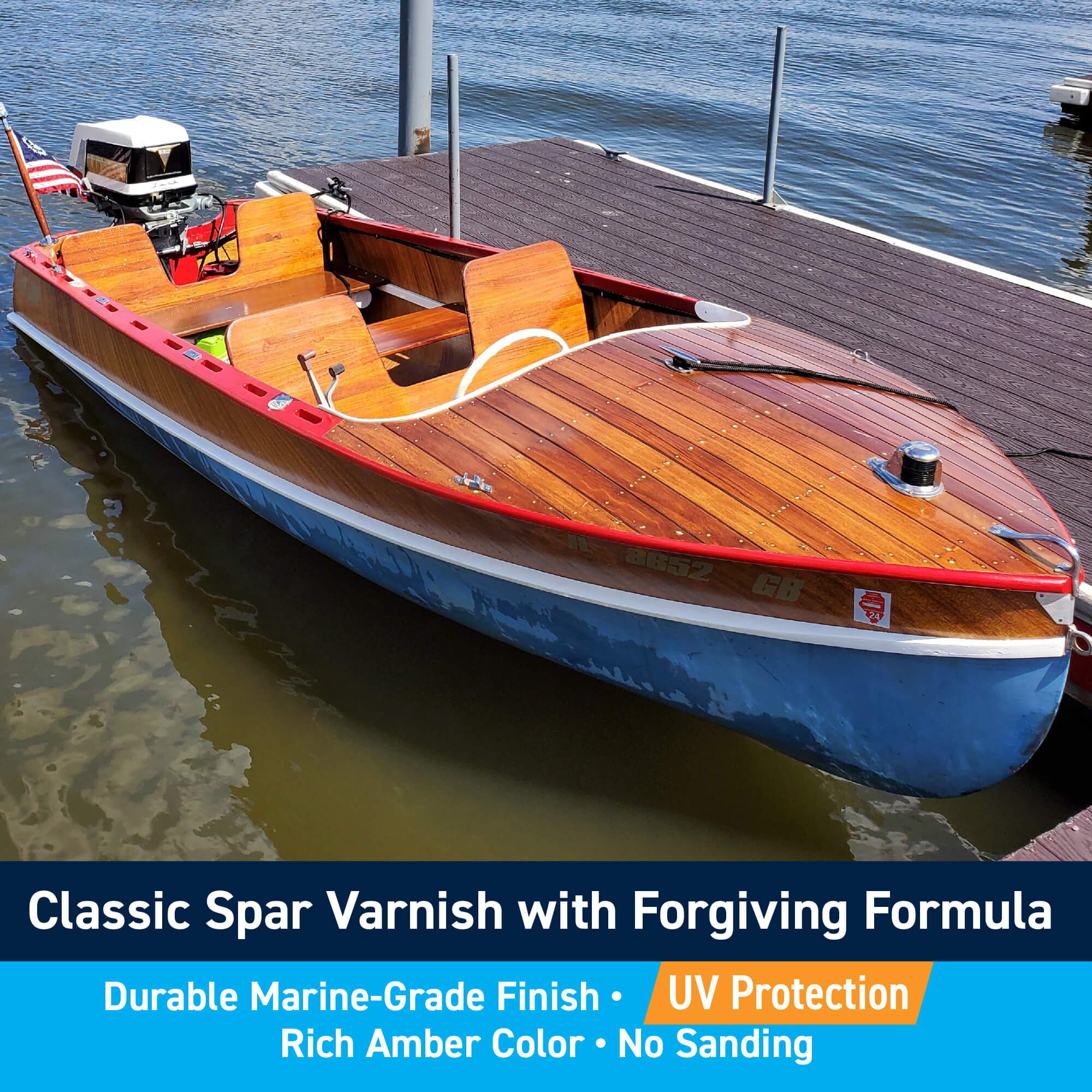 TotalBoat Gleam Marine Spar Varnish: Classic Spar Varnish with Forgiving Formula